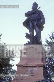 Merano, South Tyrol, about 1985. Monument to Andreas Hofer / Merano, Sud Tirolo, 1985 circa. Monumento a Andreas Hofer - ©Marcello Mencarini/Rosebud2