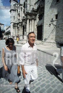 Havana (Cuba), July 1999. Italian conductor Claudio Abbado, in Havana on occasion of the musical instruments collection for Cuba promoted by himself / LHavana (Cuba), luglio 1999. Il direttore dorchestra Claudio Abbado, a LAvana in occasione della raccolta di strumenti musicali per Cuba da lui promossa - ©Marcello Mencarini/Rosebud2