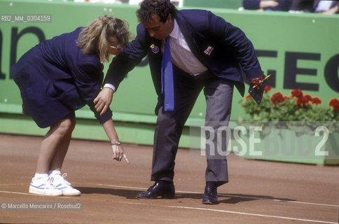 ITALIAN OPEN TENNIS, Rome. Line judges / INTERNAZIONALI DI TENNIS. Roma. Giudici di linea - ©Marcello Mencarini/Rosebud2