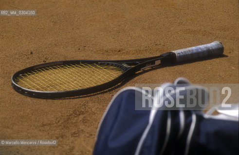 ITALIAN OPEN TENNIS, Rome. Racket / INTERNAZIONALI DI TENNIS, Roma. Racchetta - ©Marcello Mencarini/Rosebud2