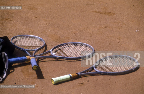 ITALIAN OPEN TENNIS, Rome. Rackets / INTERNAZIONALI DI TENNIS, Roma. Racchette - ©Marcello Mencarini/Rosebud2