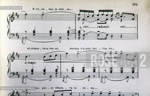 Score of the opera Tosca by Giacomo Puccini / Spartito dellopera Tosca di Giacomo Puccini - Reproduced by Marcello Mencarini
/Rosebud2