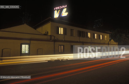 Cagliari, about 1980. Headquarters of the Italian private television station Videolina / Cagliari, 1980 circa. Sede della televisione privata Videolina - ©Marcello Mencarini/Rosebud2