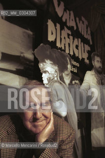 Rome, Cinema Etoile, January 24, 2000. Evening on the occasion of the restoration of the film Una Vita Difficile (A Hard Life) by Dino Risi (1961): scriptwriter Rodolfo Sonego / Roma, Cinema Étoile, 24 gennaio 2000. Serata in occasione del restauro del film Una vita difficile di Dino Risi (1961): lo sceneggiatore Rodolfo Sonego - ©Marcello Mencarini/Rosebud2