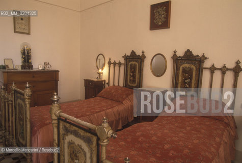 Castellaneta (Taranto). Home of Rita Maldarizzi, friend of actor Rudolph Valentino. In this room he slept as a child when he ran away from his home / Castellaneta (Taranto). Casa di Rita Maldarizzi, amica di Rodolfo Valentino. In questa stanza ha dormito qualche volta da bambino, quando scappava di casa - ©Marcello Mencarini/Rosebud2