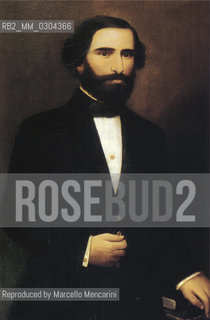 Portrait of composer Giuseppe Verdi in 1843 by F. Torriani shown in the exhibition Giuseppe Verdi, luomo, lopera, il mito (Giuseppe Verdi, the Man, the Work, the Myth), organized in November 2000 at Palazzo Reale in Milan, on occasion of the Verdis death centenary / Ritratto del compositore Giuseppe Verdi nel 1943, dipinto da F. Torriani esposto nella mostra Giuseppe Verdi, luomo, lopera, il mito, organizzata nel novembre 2000 nel Palazzo reale di Milano, in occasione del centenario dalla morte di Verdi - Reproduced by Marcello Mencarini
/Rosebud2