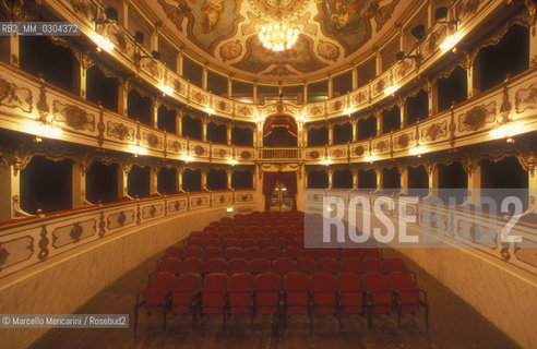 Verdi Theater in Busseto (Parma), birthplace of composer Giuseppe Verdi / Il teatro Verdi di Busseto (Parma), città natale del compositore Giuseppe verdi - ©Marcello Mencarini/Rosebud2
