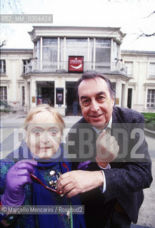 APR 1999, PARIS: ROND-POINT THEATRE, MAURIZIO SCAPARRO WITH LAURA BETTI
 ©Marcello Mencarini/Rosebud2