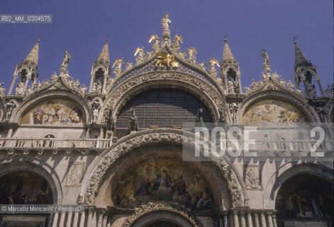 Venice, 1998. Facade of the St. Marks Basilica / Venezia, 1998. Facciata della basilica di San Marco - ©Marcello Mencarini/Rosebud2