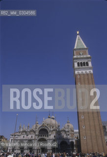 Venice, 1998. St. Marks Bell Tower in St. Marks Square / Venezia, 1998. Il campanile di san Marco in piazza San Marco - ©Marcello Mencarini/Rosebud2