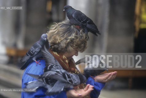 Venice, 1998. Pigeons in St. Marks Square / Venezia, 1998. Piccioni in piazza S. Marco - ©Marcello Mencarini/Rosebud2
