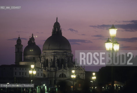 Venice, 1998. Basilica of St. Mary of Health at sunset / Venezia 1998. Basilica di Santa Maria della salute al tramonto - ©Marcello Mencarini/Rosebud2