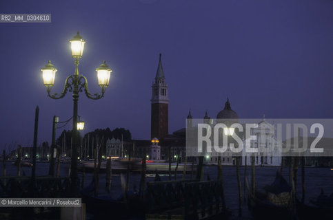 Venice, 1998. Basilica of St. Mary of Health at sunset / Venezia 1998. Basilica di Santa Maria della salute al tramonto - ©Marcello Mencarini/Rosebud2