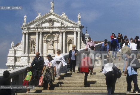 Venice, 1998. Top of the facade of SS. Giovanni and Paolo hospital in Venice / Venezia, 1998. Facciata dell Ospedale SS. Giovanni e Paolo di Venezia - ©Marcello Mencarini/Rosebud2