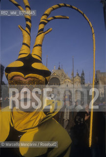 Venice; Carnival 1998. Mask / Carnevale di Venezia 1998. Maschera - ©Marcello Mencarini/Rosebud2