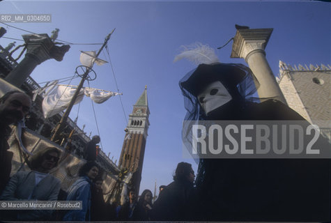 Venice; Carnival 1998. Mask / Carnevale di Venezia 1998. Maschera - ©Marcello Mencarini/Rosebud2
