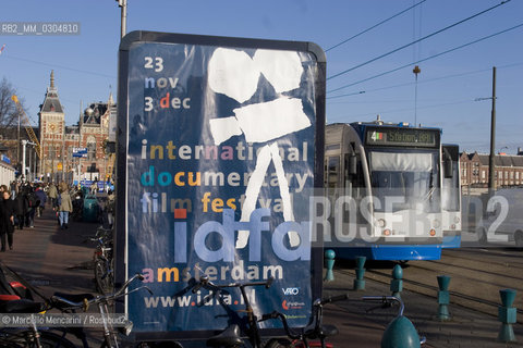 Amsterdam. Poster of IDFA (International Documentary Filmfestival Amsterdam) / Poster dellIDFA (Festival internazionale del documentario di Amsterdam) - ©Marcello Mencarini/Rosebud2