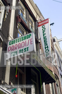 Amsterdam. Coffee shop in the Red Light District - ©Marcello Mencarini/Rosebud2