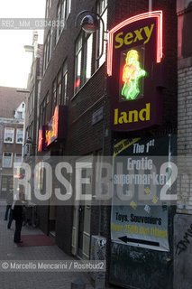 Amsterdam. Sex shop in the Red Light District - ©Marcello Mencarini/Rosebud2