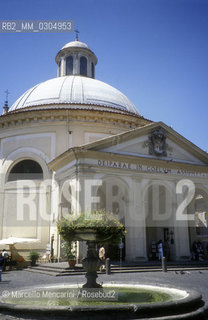 Church of Saint Mary Assumption by Bernini architect in ARICCIA, a town in the Roman Castle area,  at short distance south-east to Rome / La chiesa di Santa Maria dellAssunzione costruita sul progetto del Bernini ad ARICCIA, cittadina dei Castelli romani a Sud-Est di Roma - ©Marcello Mencarini/Rosebud2