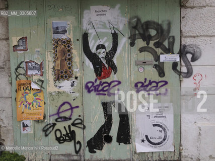 France, Provence, 2012. Graffiti in Arles / Francia, Provenza, 2012. Graffiti ad Arles - ©Marcello Mencarini/Rosebud2