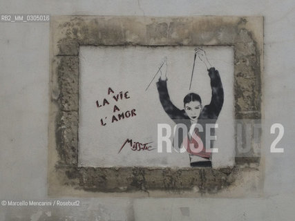 France, Provence, 2012. Graffiti in Arles / Francia, Provenza, 2012. Graffiti ad Arles - ©Marcello Mencarini/Rosebud2