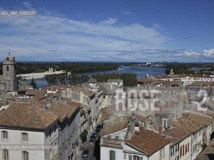 Arles, France, 2013. View from the Arena: with the Rhone river in the background / Arles, Francia, 2013. Veduta dallArena con il fiume Rodano sullo sfondo - ©Marcello Mencarini/Rosebud2