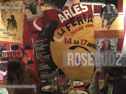 Arles, France, 2013. Spanish restaurant / Arles, Francia, Ristorante spagnolo - ©Marcello Mencarini/Rosebud2