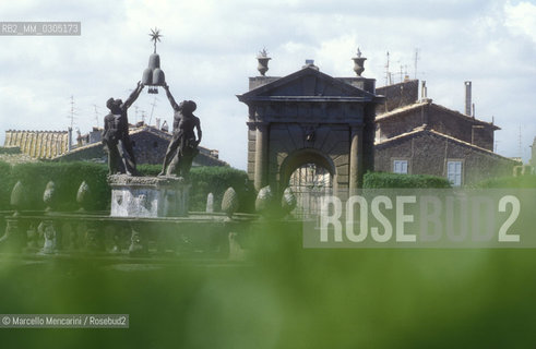 Villa Lante at Bagnaia, (Viterbo), one of the more famous Italian Mannerist garden of surprise / Villa Lante a Bagnaia (Viterbo), uno dei più famosi giardini italiani manieristici a sorpresa  - ©Marcello Mencarini/Rosebud2