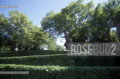 Gardens of Villa Lante at Bagnaia, (Viterbo), one of the more famous Italian Mannerist garden of surprise / Giardini di Villa Lante a Bagnaia (Viterbo), uno dei più famosi giardini italiani manieristici a sorpresa  - ©Marcello Mencarini/Rosebud2