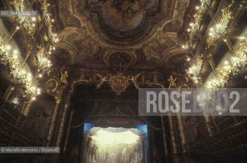 Interior view of the Markgräfliches Opernhaus (Margravial Opera House) in Bayreuth, 1993 / Interno del Markgräfliches Opernhaus (Teatro dellOpera del Margravio) a Bayreuth, 1993 - ©Marcello Mencarini/Rosebud2