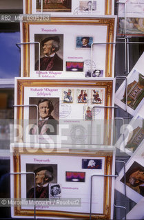 Postcards of Richard Wagner in Bayreuth, 1993 / Cartoline di Richard Wagner a Bayreuth, 1993 - ©Marcello Mencarini/Rosebud2