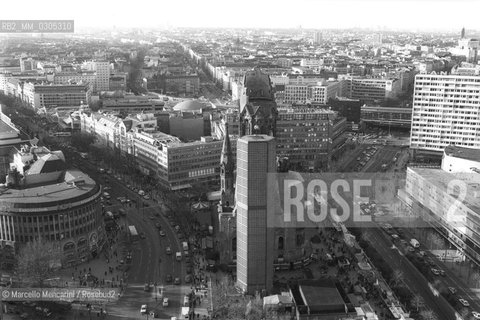 West Berlin panorama, 1989 / Panorama di Berlino Ovest, 1989 - ©Marcello Mencarini/Rosebud2