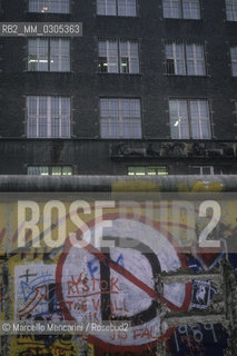 West Berlin, November 1989. Berlin Wall / Berlino Ovest, novembre 1989. Muro di Berlino - ©Marcello Mencarini/Rosebud2