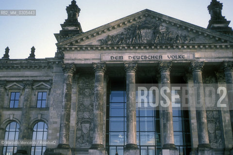Berlin  1989. Reichstadt facade / Berlino 1989. Facciata del Reichstadt - ©Marcello Mencarini/Rosebud2