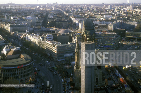 West Berlin panorama, 1989 / Panorama di Berlino Ovest, 1989 - ©Marcello Mencarini/Rosebud2