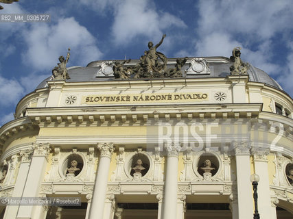 Bratislava, 2010. The Slovak National Theater / Bratislava, 2010. Il Teatro nazionale slovacco - ©Marcello Mencarini/Rosebud2