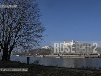 The Bratislava Castle with the Danube river in the foreground, 2010 / Il Castello di Bratislava con il fiume Danubio in primo piano, 2010 - ©Marcello Mencarini/Rosebud2