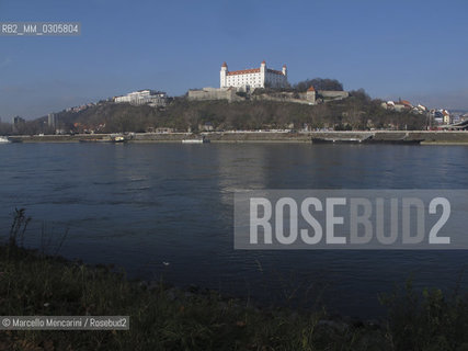 The Bratislava Castle with the Danube river in the foreground, 2010 / Il Castello di Bratislava con il fiume Danubio in primo piano, 2010 - ©Marcello Mencarini/Rosebud2