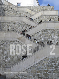 Bratislava, 2010. Stairs to the Bratislava Castle / Bratislava, 2010. Scale di accesso al Castello di Bratislava - ©Marcello Mencarini/Rosebud2