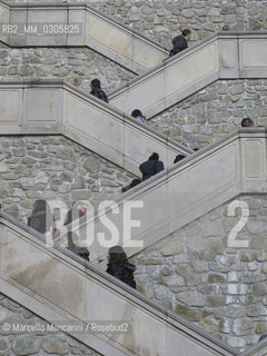 Bratislava, 2010. Stairs to the Bratislava Castle / Bratislava, 2010. Scale di accesso al Castello di Bratislava - ©Marcello Mencarini/Rosebud2