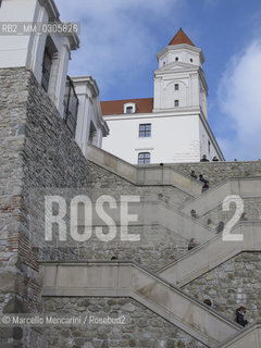 Bratislava, 2010. Stairs to the Bratislava Castle / Bratislava, 2010. Scale di accesso al Castello di Bratislava - ©Marcello Mencarini/Rosebud2