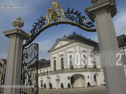Bratislava, 2010. The Grassalkovich Palace (Slovak: Grasalkovičov palác),  residence of the president of Slovakia / Bratislava, 2010. Palazzo Grassalkovich, residenza del presidente della repubblica Slovacca - ©Marcello Mencarini/Rosebud2