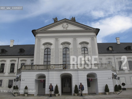 Bratislava, 2010. The Grassalkovich Palace (Slovak: Grasalkovičov palác),  residence of the president of Slovakia / Bratislava, 2010. Palazzo Grassalkovich, residenza del presidente della repubblica Slovacca - ©Marcello Mencarini/Rosebud2