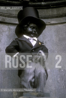BRUSSELS, Manneken Pis (peeing boy) fountain / BRUXELLES, fontana Manneken pis (bambino che fa pipì) - ©Marcello Mencarini/Rosebud2