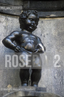 BRUSSELS, Manneken Pis (peeing boy) fountain / BRUXELLES, fontana Manneken pis (bambino che fa pipì) - ©Marcello Mencarini/Rosebud2