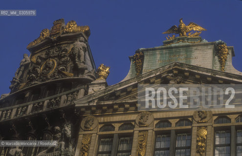 BRUSSELS, friezes on a palace in the Grand-Place / BRUXELLES, fregi su un palazzo della Grand-Place - ©Marcello Mencarini/Rosebud2