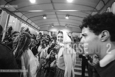 37th Cannes Film Festival, 1984. British actress Vanessa Redgrave in the old Festival Palace / 37° Festival del Cinema di Cannes, 1984. Lattrice Vanessa Redgrave nel vecchio Palazzo dei Festival - ©Marcello Mencarini/Rosebud2