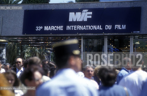 Cannes Film Festival 1993. International Film Market / Festival del Cinema di Cannes1993. Mercato internazionale del film - ©Marcello Mencarini/Rosebud2