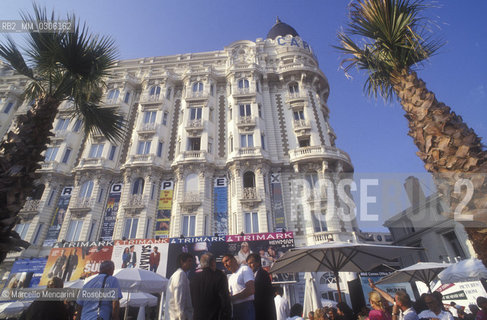 Cannes Film Festival 1993. Carlton Hotel on the Croisette boulevard / Festival del Cinema di Cannes 1993. LHotel Carlton sulla Croisette - ©Marcello Mencarini/Rosebud2